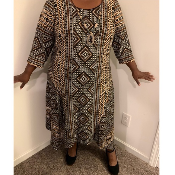 Signature by Robbie Bee Dresses & Skirts - Tribal print dress